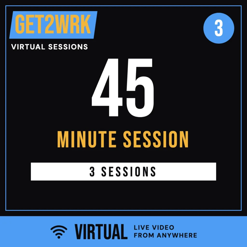 GET2WRK Virtual — 3 Sessions